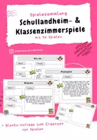 Vorschau - Spiele - Spielesammlung Klassenzimmer- & Schullandheimspiele - Deckblatt