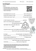 Vorschau - Arbeitsblätter - Arbeitsblatt zum Thema "Dreifaltigkeit" + Onlineübung & MP3 + Mindmap + Infografik - Deckblatt