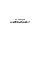 Vorschau - Arbeitsblätter - Silben + Leuchtbuchstaben zum Z, z (Piloten, Vokale, Silbenkerne) - Seite 1