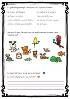 Vorschau - Arbeitsblätter - animaux domestiques-fiche de grammaire comeratif-superlative - Seite 2