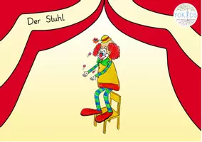 Vorschau - Bildkarten - Clown Yoga Bildkarten Yogaübungen - Seite 3