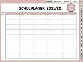 Vorschau - Lehrpläne/Lehrermaterial - NRW Digitaler Leherkalender / Planer 2021/22 intuitiv alt rosa - Seite 3