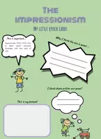 Vorschau - Arbeitsblätter - Der Impressionismus - Schön gestaltete Lernkarten (Englisch / Bilingual) - Seite 2