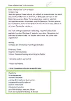 Vorschau - Stundenentwürfe - Informative Texte erstellen Merkblatt Aufgaben Lösungen - Seite 2
