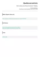 Vorschau - Arbeitsblätter - How to take care of the environment - Reading - Seite 1