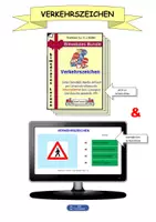 Vorschau - Arbeitsblätter - Bimediales Bundle: Verkehrserziehung + multiple choice-APP - Deckblatt
