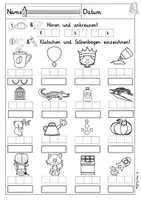 Vorschau - Arbeitsblätter - Buchstabeneinführung - K, L, V, W nachspuren, hören, lesen - Seite 3