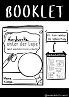 Vorschau - Arbeitsblätter - Kunstwerke unter der Lupe - Kunst verstehen leicht gemacht! (Booklet) - Deckblatt