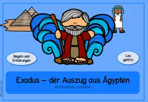 Vorschau - Interaktives Material - Interaktives Lesequiz "Exodus - der Auszug aus Ägypten" - Seite 1