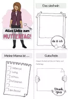 Vorschau - Arbeitsblätter - Muttertag A6-Büchlein als Vorlage | Muttertagsgeschenk - Seite 1