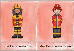 Vorschau - Fördermaterial/Inklusion - Bildkarten zur Feuerwehr (1. Klasse) - Seite 3