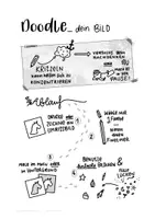 Vorschau - Mal- und Bastelvorlagen - Doodle dein Bild - Anleitung und Beispiele - Deckblatt