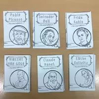 Vorschau - Unterrichtsreihen - Forscherheftchen zu Künstlerinnen und Künstlern (Materialpaket) - Deckblatt