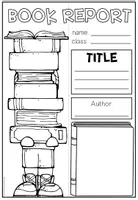 Vorschau - Arbeitsblätter - Book Report - Lapbook - Seite 3