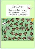 Vorschau - Spiele - Dino - Kopfrechenspiel bis 20 und bis 100 - Deckblatt