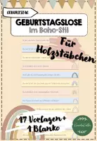 Vorschau - Poster - Geburtstagslose für Holzstäbchen - Deckblatt