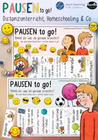 Vorschau - Spiele - Pausen to go! - Distanzlernen / Homeschooling Freebie - Deckblatt