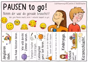 Vorschau - Spiele - Pausen to go! - Distanzlernen / Homeschooling Freebie - Seite 2