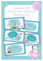 Vorschau - Interaktives Material - interaktive PDF - Prepositions with Kitty - Read and click - Deckblatt