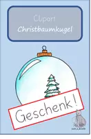 Vorschau - selbst erstellte Cliparts/Grafiken - Clipart Christbaumkugel Weihnachten Freebie - Deckblatt