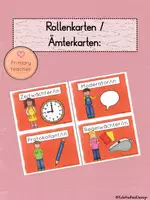 Vorschau - Präsentationen/Tafelbilder - Rollenkarten / Ämterkarten - Deckblatt