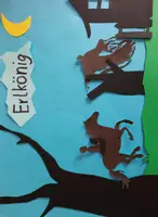 Vorschau - Mal- und Bastelvorlagen - Figuren + Kulisse zur Ballade "Erlkönig" (Stop Motion Film) - Deckblatt