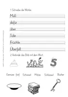 Vorschau - Arbeitsblätter - Buchstabe Ü - Arbeitsblätter, Spiele - Fibel - Druckschrift - Seite 2