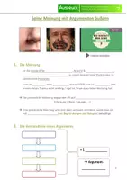 Vorschau - Arbeitsblätter - Meinung äußern und argumentieren - Seite 3