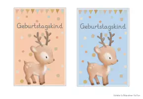 Vorschau - Bildkarten - Rentierklasse Geburtstagsschilder - Seite 2