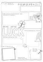 Vorschau - Arbeitsblätter - What does LUCK smell like? - Sketchnotes - Seite 1