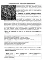 Vorschau - Stundenentwürfe - Unterrichtsstunde Widerstand im Nationalsozialismus online-Unterricht - Deckblatt