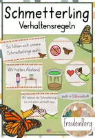 Vorschau - Bildkarten - Regeln - Schmetterlinge (Verhaltensregeln) - Deckblatt