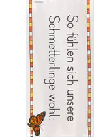 Vorschau - Bildkarten - Regeln - Schmetterlinge (Verhaltensregeln) - Seite 1