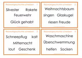 Vorschau - Aufgabenkarten - Reizwortgeschichte - Seite 1