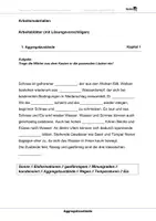 Vorschau - Arbeitsblätter - Aggregatzustände - Arbeitsblätter mit Lösungen - Deckblatt