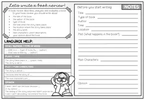 Vorschau - Arbeitsblätter - BOOK REVIEW - Worksheet (Writing) - Seite 2
