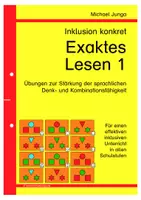 Vorschau - Arbeitsblätter - Exaktes Lesen: Textbausteine und Formen richtig zuordnen - Deckblatt