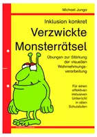 Vorschau - Arbeitsblätter - Wahrnehmungstraining 9: Monster 2 - Deckblatt