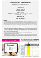 Vorschau - Arbeitsblätter - Lernwerkstatt Völkerwanderung | Geschichte Politik Sekundarstufe I II Klasse 6–13 | Migration, Flüchtlinge, Germanen, Römer, Franken, Flüchtlingskrise, Lösungen, Arbeitsblätter Kopiervorlagen Freiarbeit - Seite 1