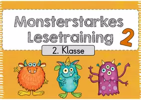 Vorschau - Aufgabenkarten - Monsterstarkes Lesetraining 2 (2. Klasse) - Seite 2
