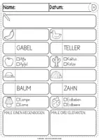 Vorschau - Arbeitsblätter - Das kann ich schon! Lernstandserhebung Deutsch | Klasse 1 - Seite 1
