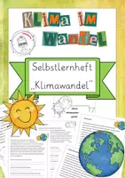 Vorschau - Arbeitsblätter - Klimawandel Selbstlernheft, Klasse 3,4 - Deckblatt