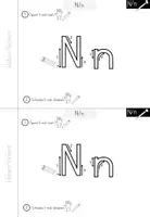 Vorschau - Arbeitsblätter - Buchstabe N/n - Miniheft für die Buchstabeneinführung - Seite 2