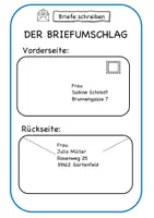 Vorschau - Unterrichtsreihen - Briefumschlag // Regeln-gestalten-malen - Seite 3