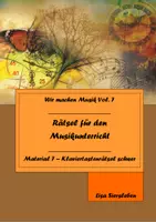 Vorschau - Arbeitsblätter - Rätsel für den Musikunterricht 7 - Klaviertastenrätsel schwer - Deckblatt