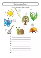 Vorschau - Arbeitsblätter - Frühling - Wortschatz - Seite 2