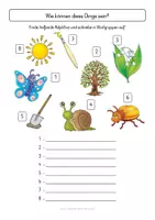 Vorschau - Arbeitsblätter - Frühling - Wortschatz - Seite 3