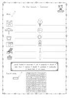 Vorschau - Arbeitsblätter - At the beach - Workbook - Seite 2