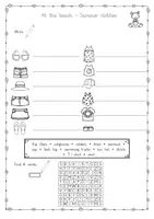 Vorschau - Arbeitsblätter - At the beach - Workbook - Seite 3
