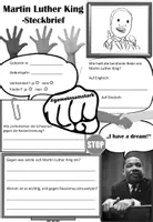 Vorschau - Arbeitsblätter - Martin Luther King I Steckbrief, Leben, Quiz I Rassismus - Seite 3